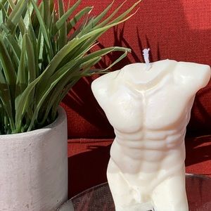 Soy wax Man body candle